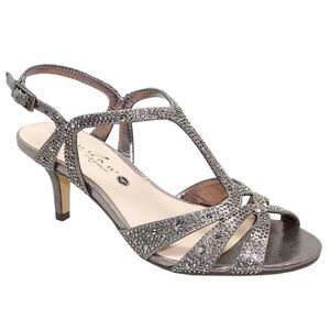 Lunar Womens/Ladies Francie Wide Sandals / Pewter Grey